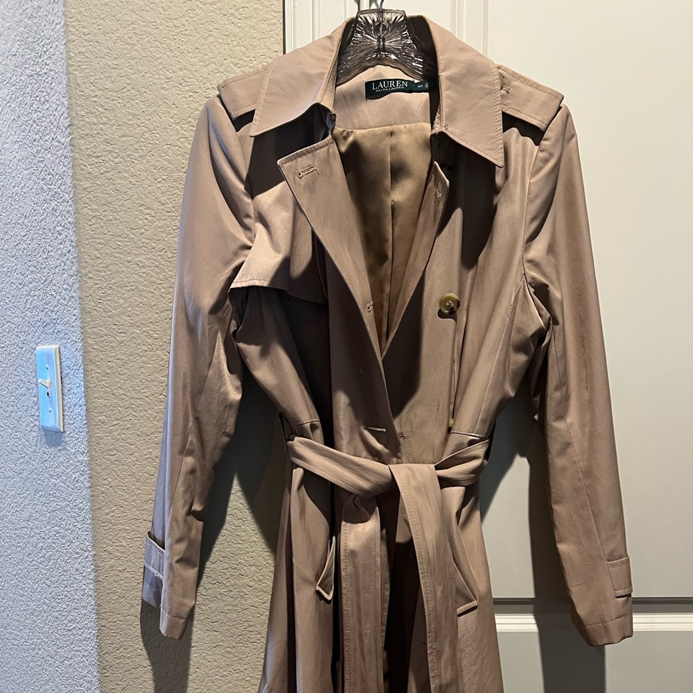 Belted Water Resistant Trench Coat